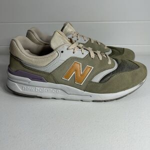 New Balance 997H Womens Running Shoes Size 10 B Green Orange Athletic Sneakers